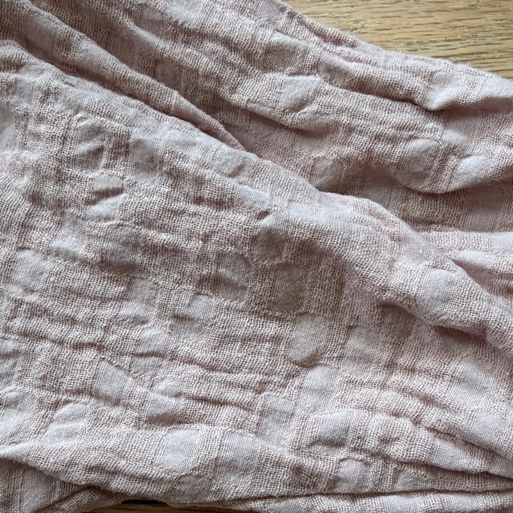 Mabo 3/4 Sleeve Ruffle Peter Pan Collar Top dusty pink girls size 2/3 years - Picture 11 of 16